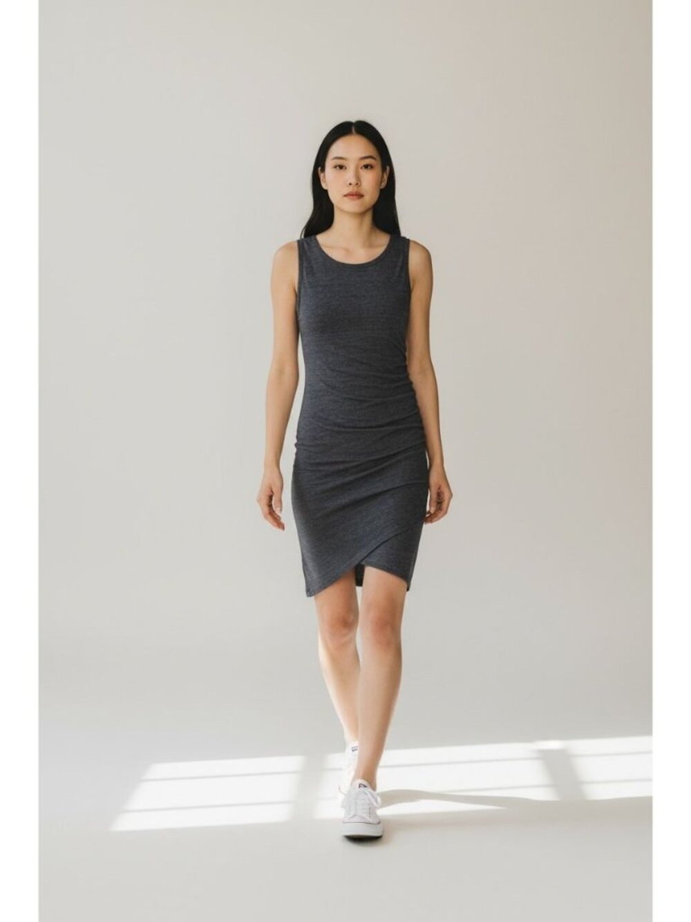 TREASURE & BOND Grey Women's Bodycon Dress XXS